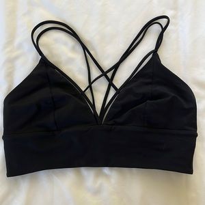 Lululemon black sports bra